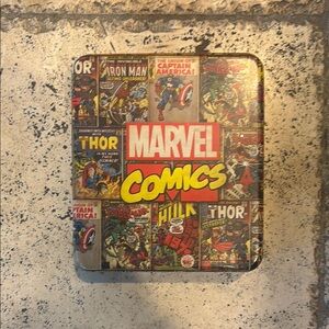 Marvel Comics Collectible Tin Box with wallet
